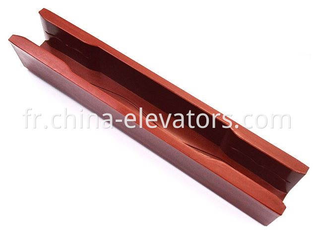 guide shoe insert Mitsubishi Elevators 10mm 16mm 